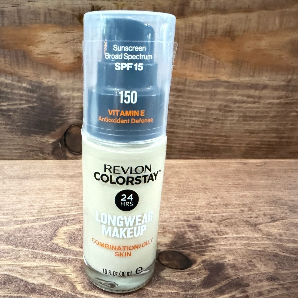 Revlon ColorStay Longwear Makeup Combination Oily Skin 150 Buff SPF 15 1oz New